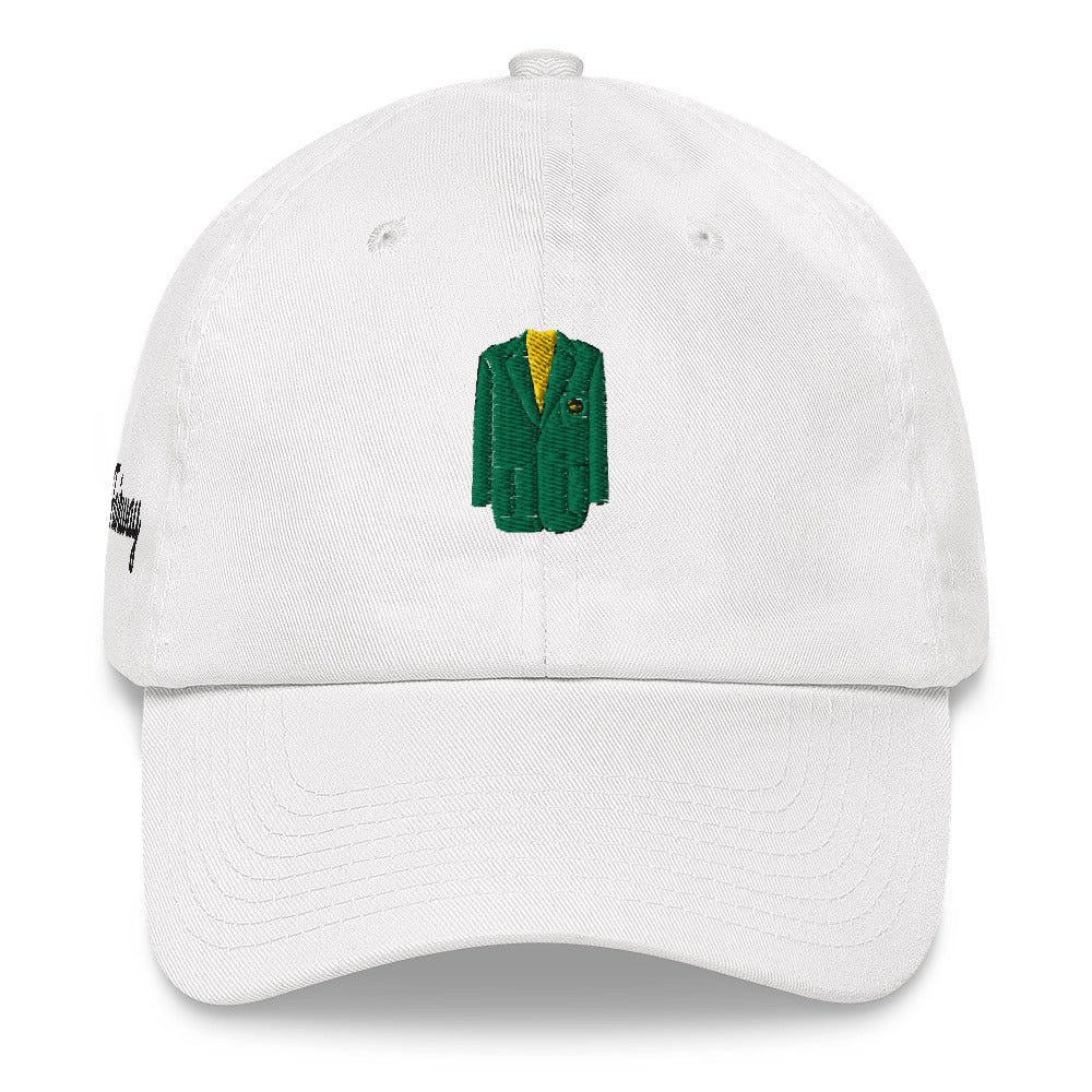 The Green Jacket | Dad Hat | White