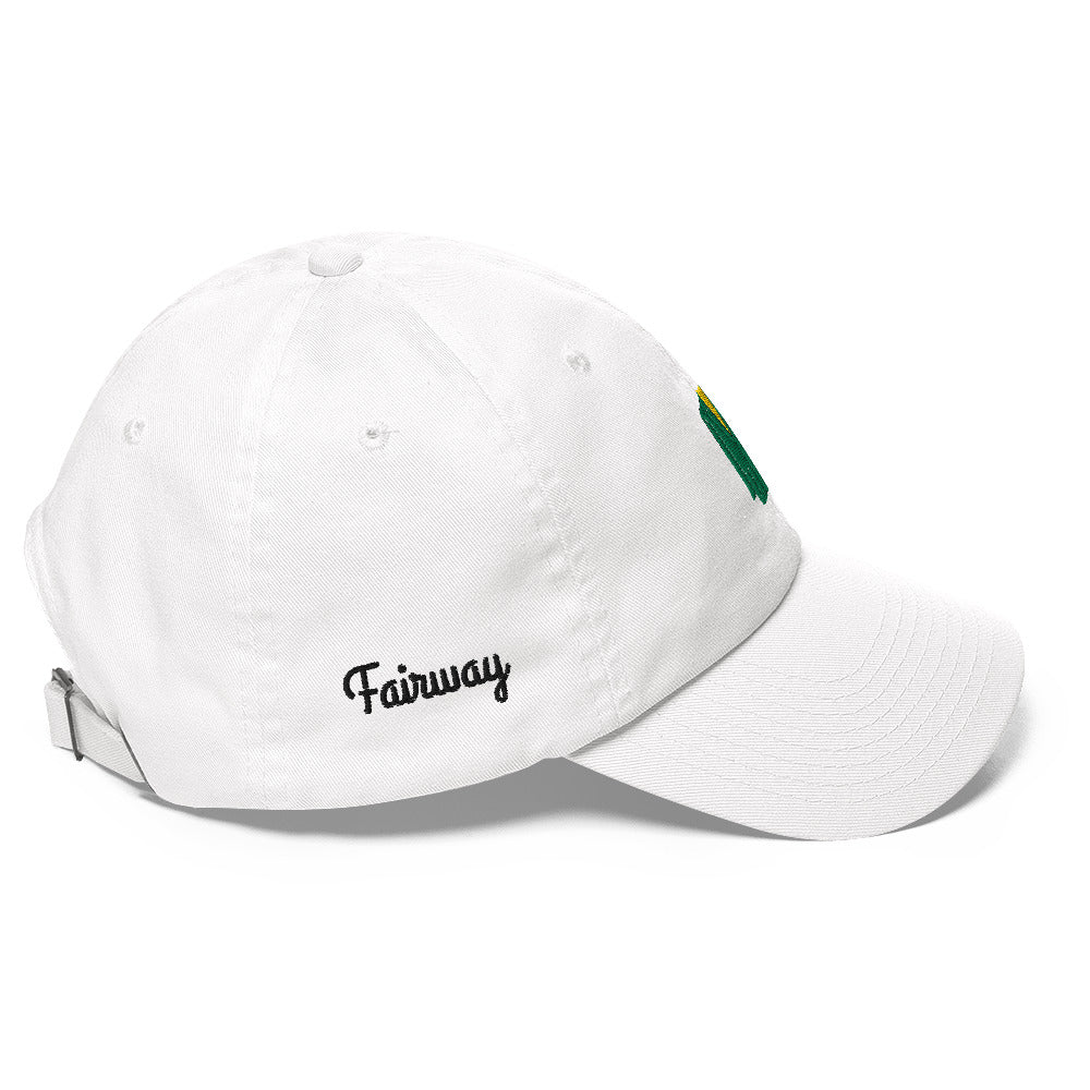 The Green Jacket | Dad Hat | White