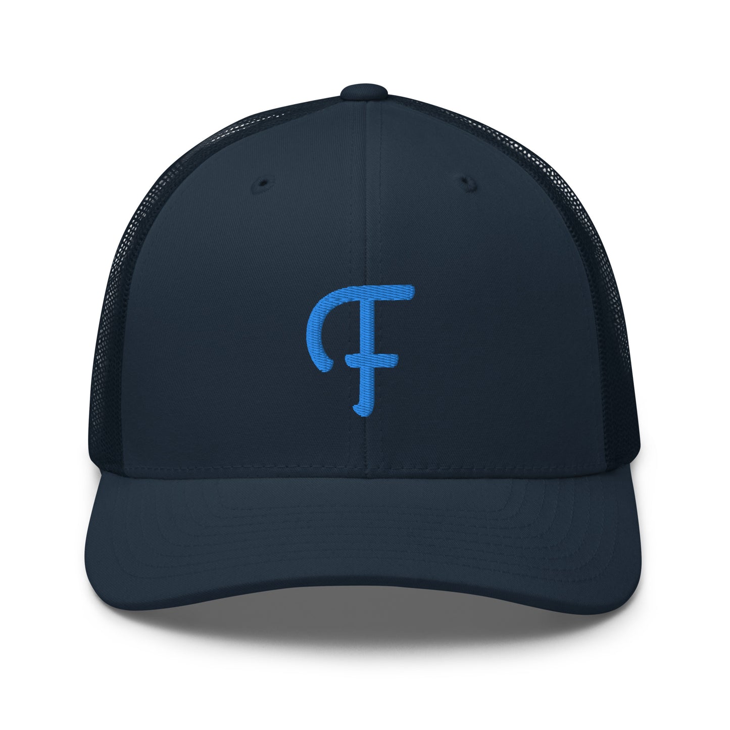 F for Fairway - Blue F