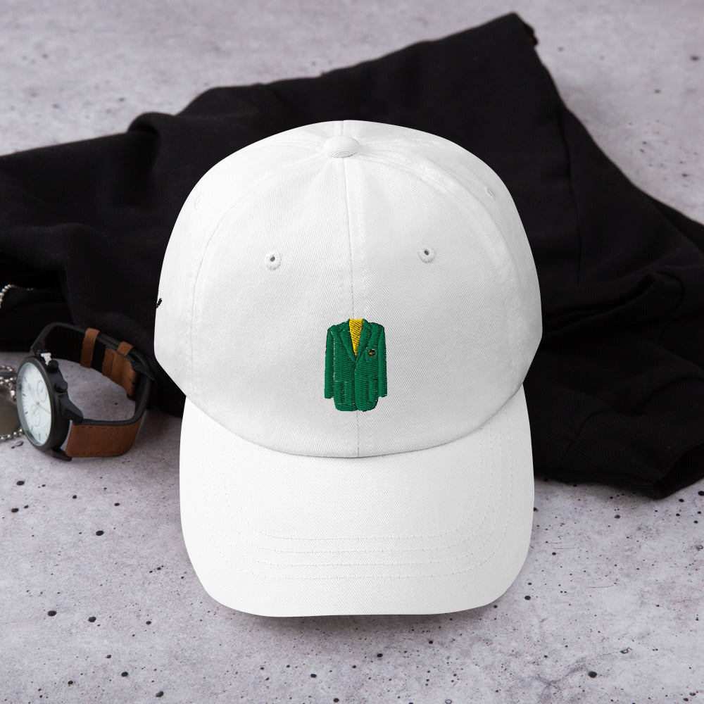 The Green Jacket | Dad Hat | White