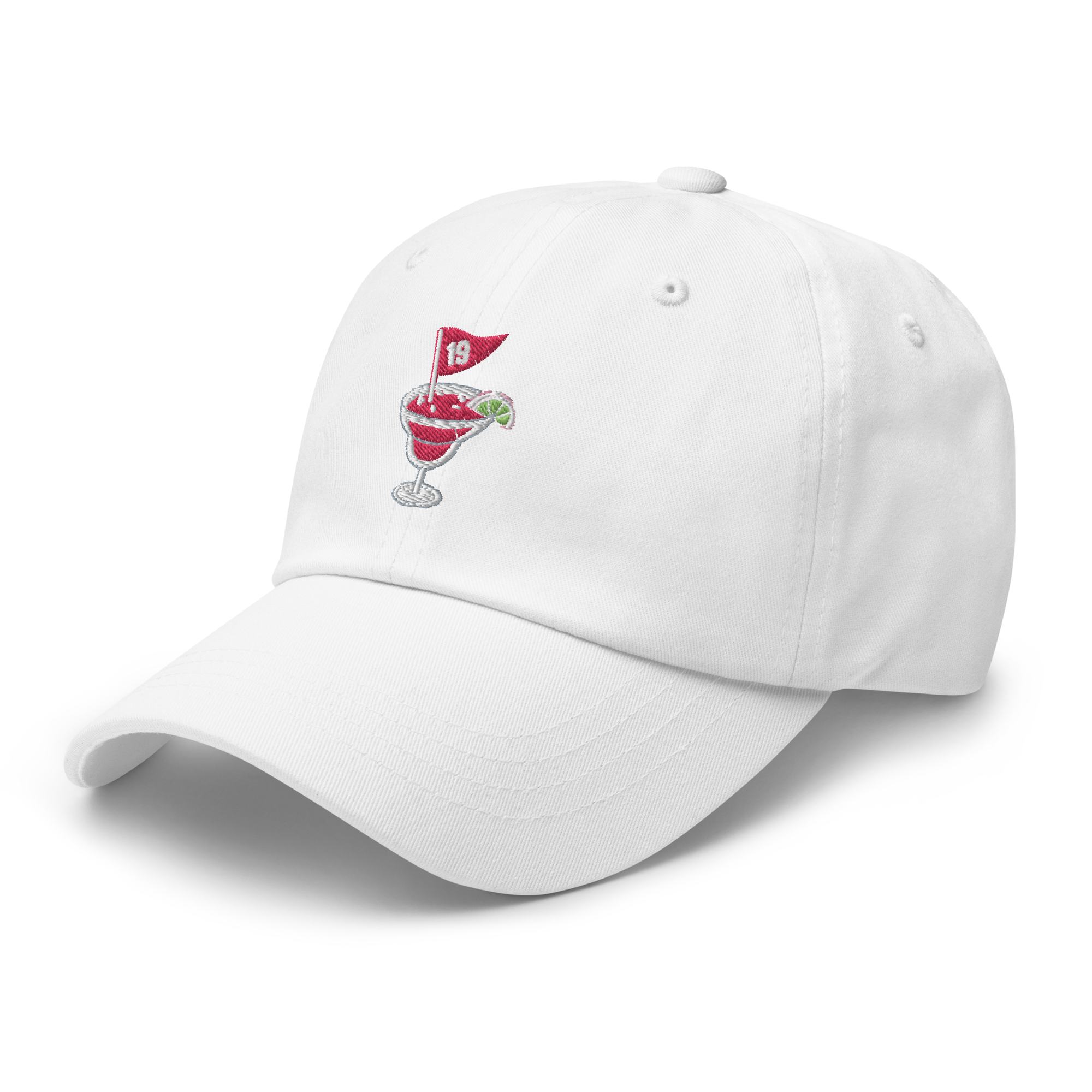 19th Hole Cocktails | Dad Hat | White