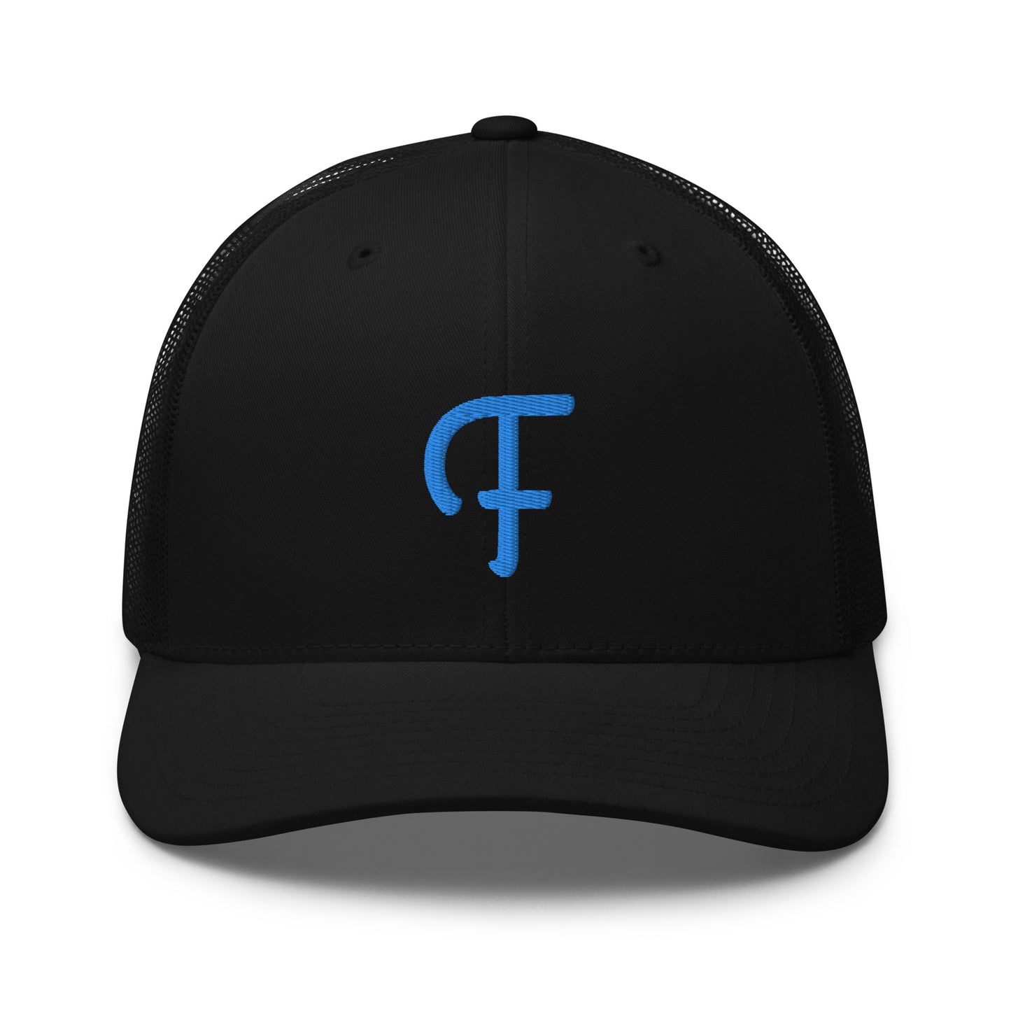 F for Fairway - Blue F