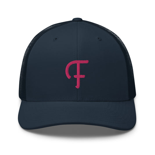 F for Fairway - Pink F