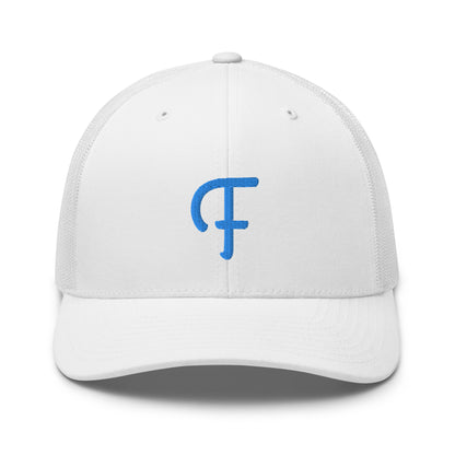 F for Fairway - Blue F